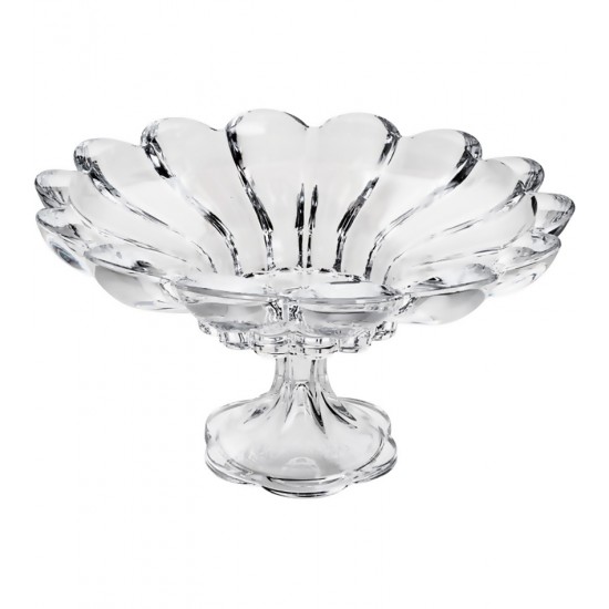 Centro de Mesa 32cm Tulip de Cristal Ecológico Wolff Com pé